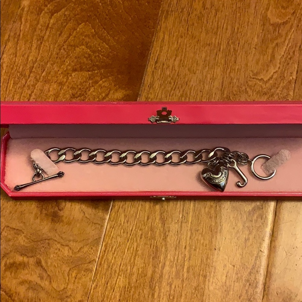 Juicy couture charm bracelet silver